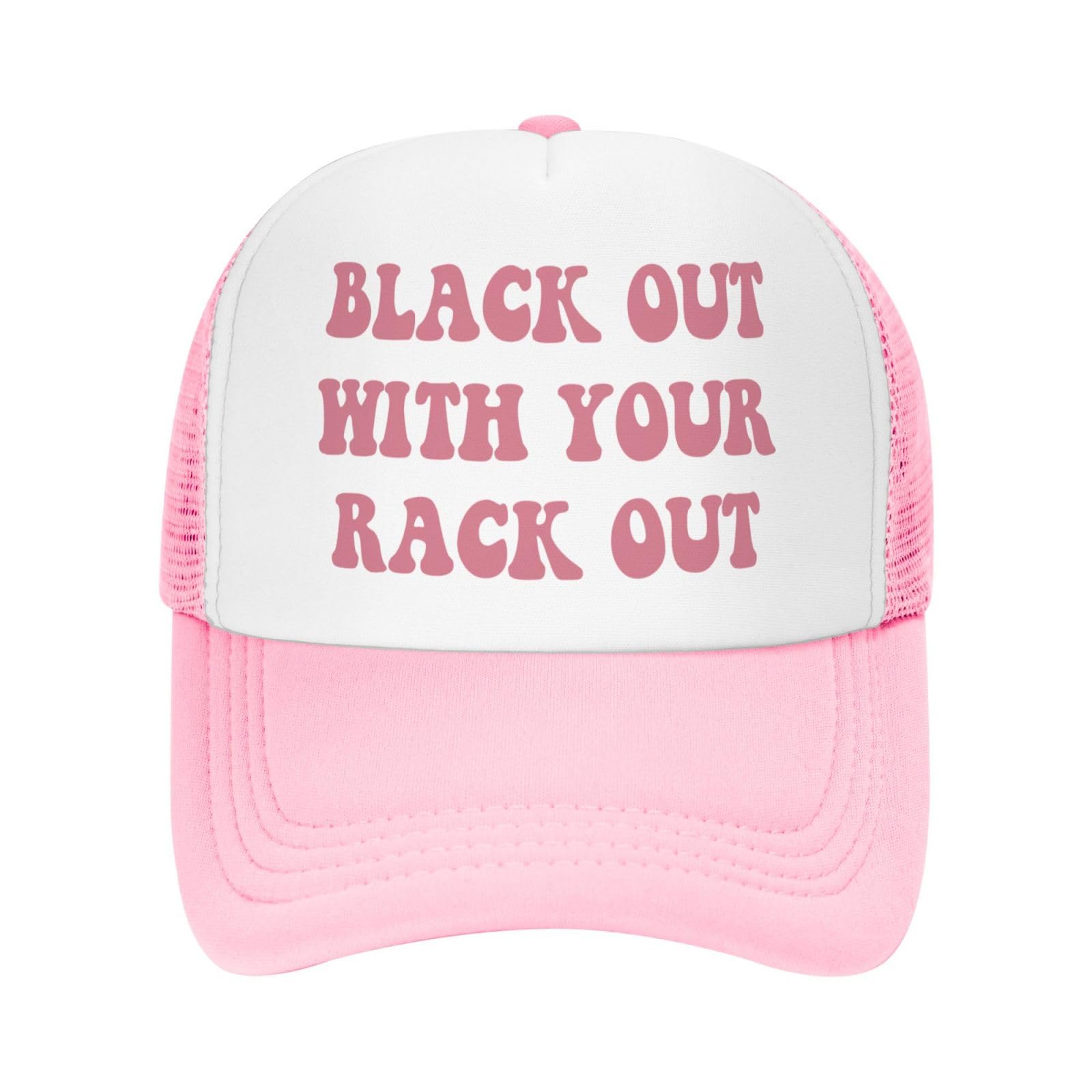 You Find It Offensive? I Find It Funny Trucker Hats for Women Pink Men Funny Slogan Pink Hats for Men