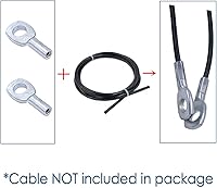 Vista 2 de Accesorios para máquina de gimnasio J Bryant para cable de 5mm/6mm, componentes de interfaz de parada de bola, cable de cuerda de alambre
