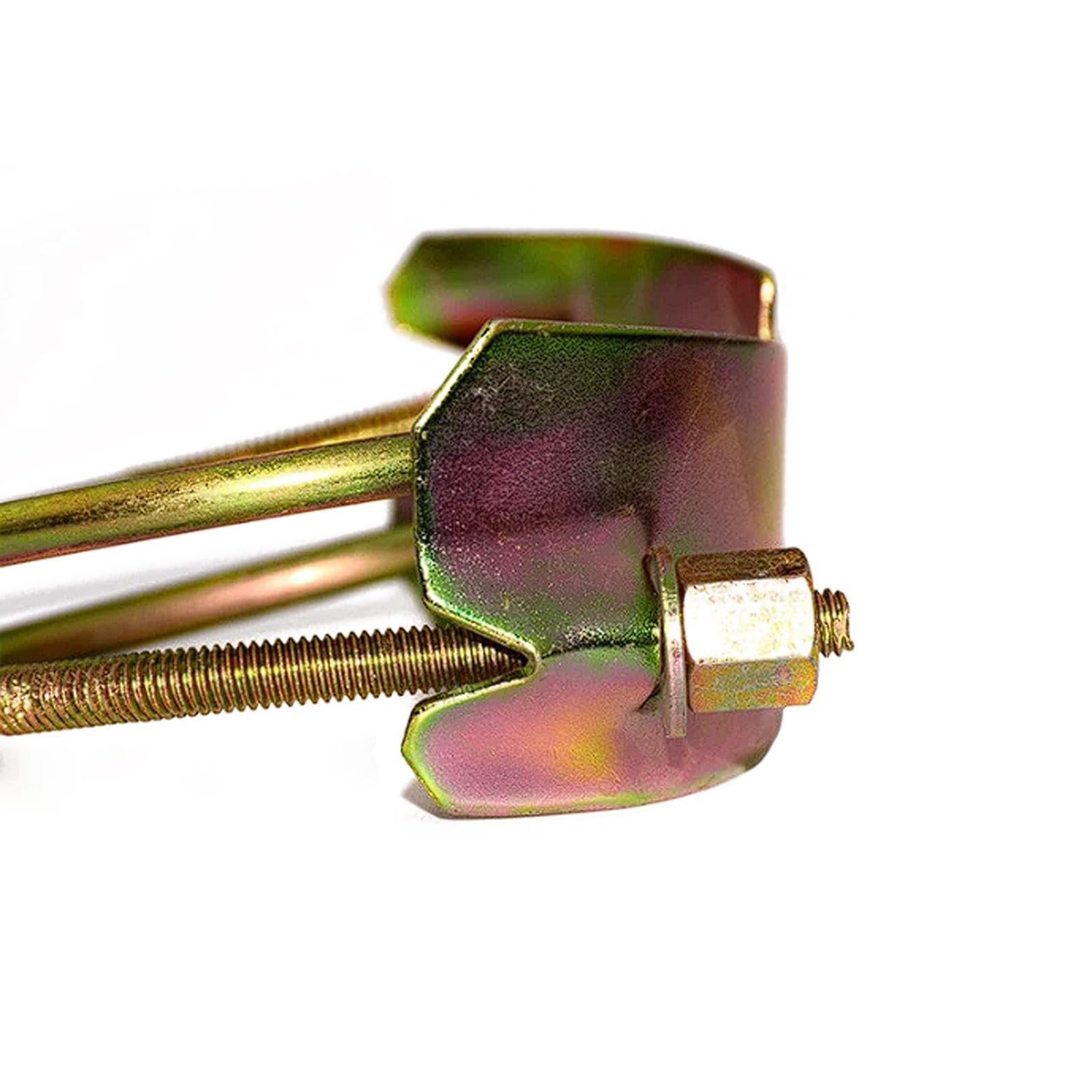 Fascette in filo d'acciaio zincato, fascette stringitubo 1-4 pollici ad alta resistenza, 9 pezzi di fascette per pali di servizio e tubi in acciaio, ferrule Fibbia di fissaggio(54-60)