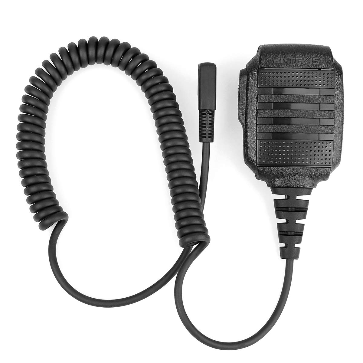 Retevis RS114 2 Pin Walkie Talkie Altoparlante Microfono IP54 Impermeabile Compatibile con Ricetrasmettitore Retevis RT24 RT22 RT27 RT15 RT28 RT617 Baofeng BF-888S UV-5R Kenwood (5 Pezzi)