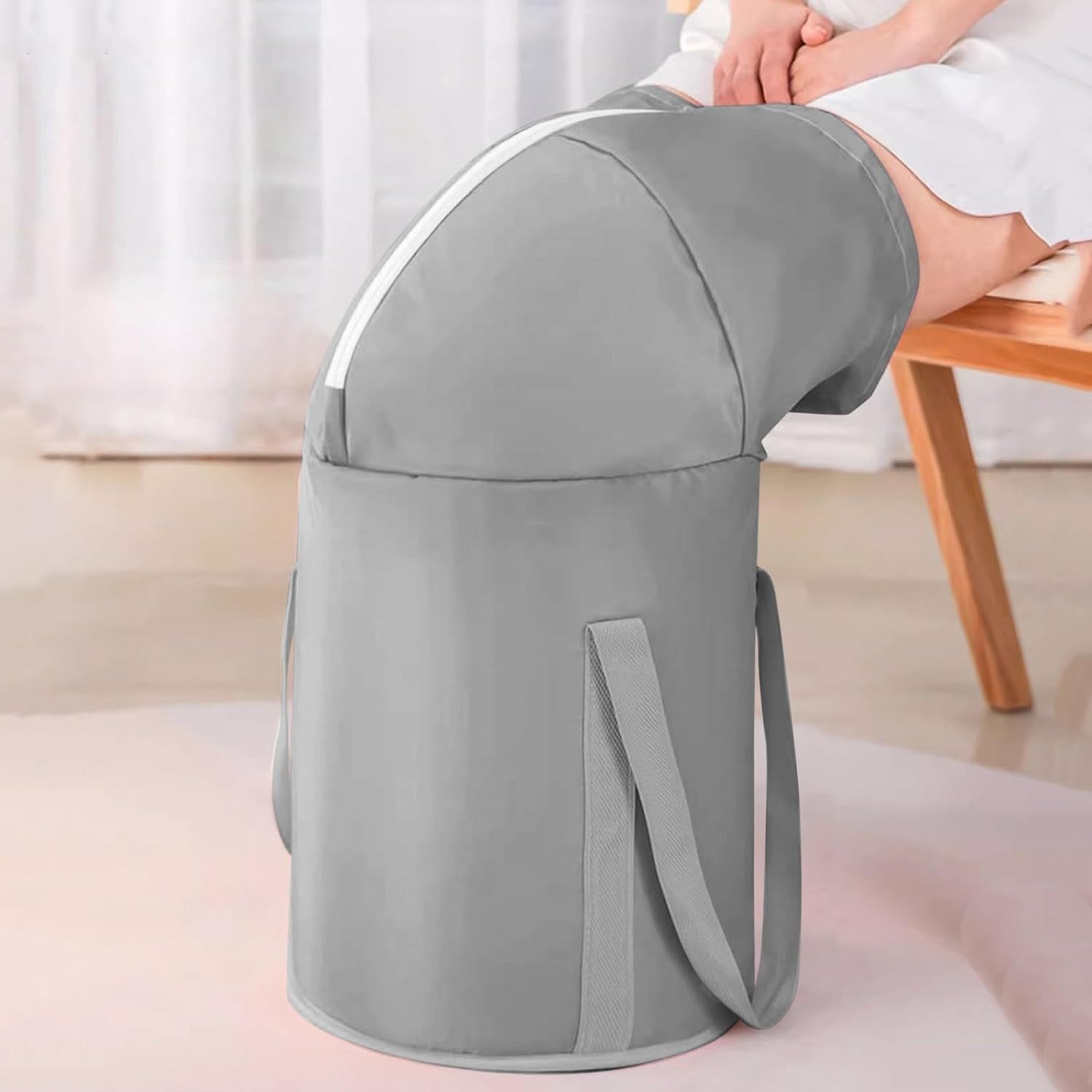 Deoxys Collapsible Foot Bath Basin Portable Foot Spa Tub Foldable Foot Soaking Bucket with Handles Insulated Deepening Foot Bucket Bag Feet Soaking Bucket for Outdoor Travel, Camping, Fishing (Gray) (B0CWVJ5T45) Amazon Price History, Amazon Price Tracker
