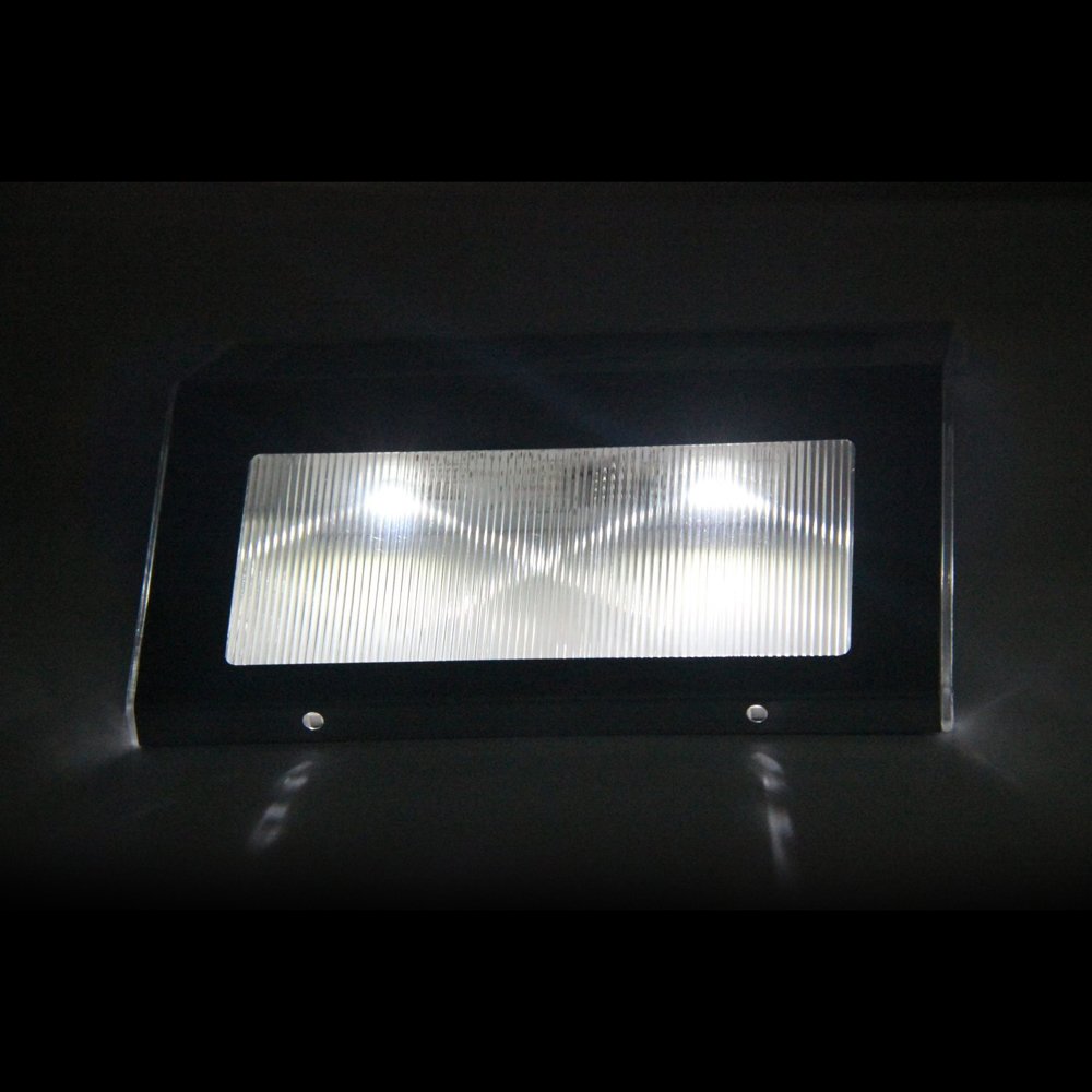 Lumière d'escalier sans fil à 2 LED solaire allumage extinction automatique pour éclairage escaliers chemins terrasses ensemble de 8 luminaires modernes