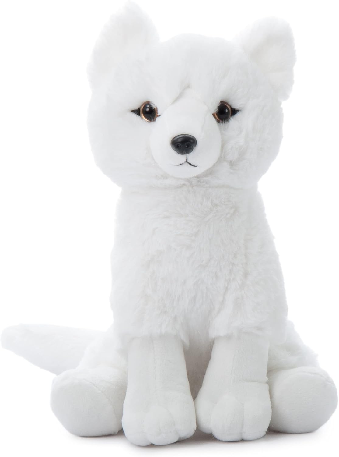 The Petting Zoo Arctic Fox Stuffed Animal, Gifts for Kids, Wild Onez Zoo Animals, Arctic Fox Plush Toy 12 inches