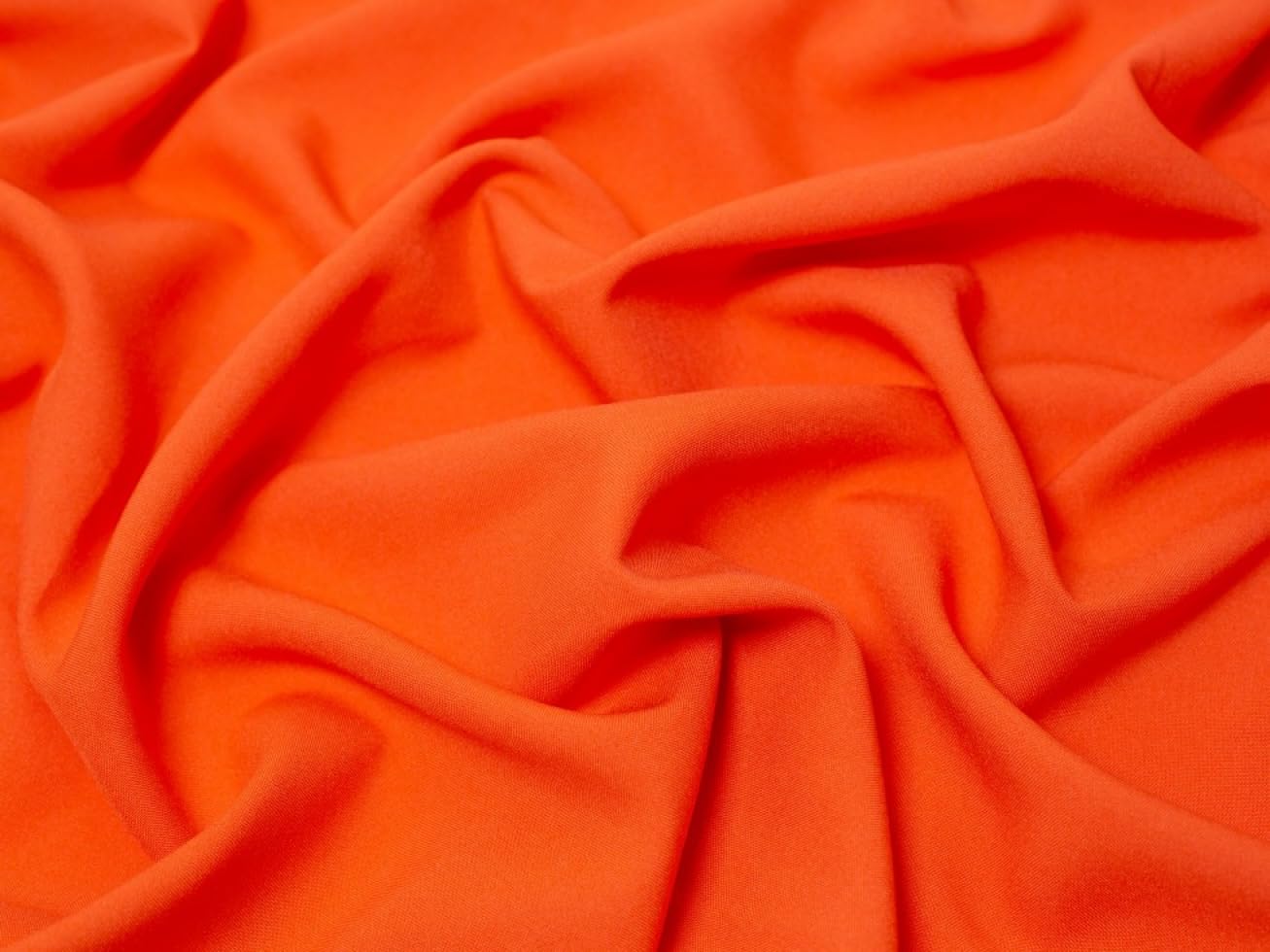 Minerva Core Range Polyester Suiting Fabric Amber - Medium Weight & Suitable for Dressmaking - Approx Width: 145cm / 58" - Sold per metre