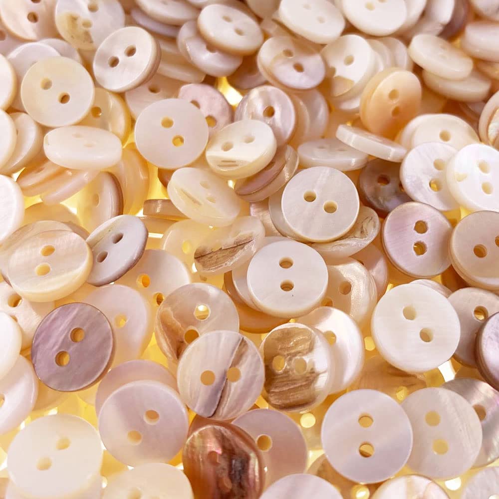 PATIKIL 30 Bottoni Madreperla Grigi 15mm - 2 Fori, Naturali In Conchiglia Per Cucito, Abiti, Camicie E Fai Da Te