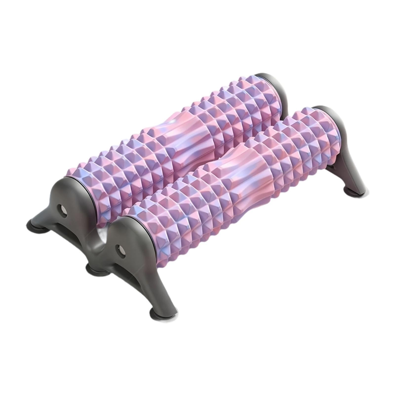 Rodillo de Fitness Pilates Column Foam Roller para Masaje Muscular Profundo Y Entrenamiento del Equilibrio Corporal con Material EVA Sólido, Vistoso