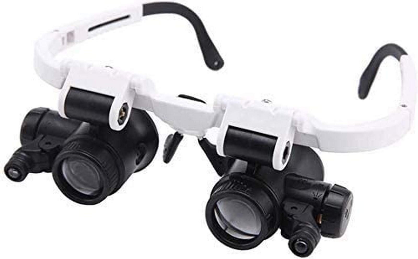 asdchZen Magnifying Glass,Loupe Magnifier Head-Mounted Jewelry Magnifying Loupe With Light | 8X 23X Is Used For Watch Repair,Rotatable Lens Stabilize