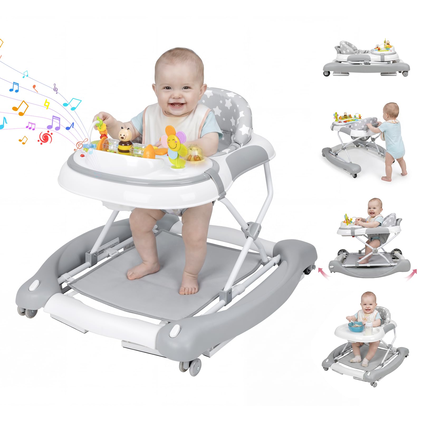 Vwcuvvrt 5 in 1 Baby Walker - walkers | Mubboo