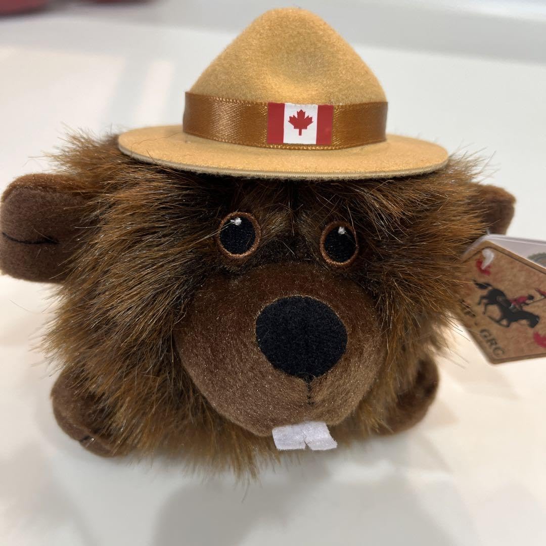 Amazon.co.jp: RCMP カナダ ビーバー ぬいぐるみ : おもちゃ