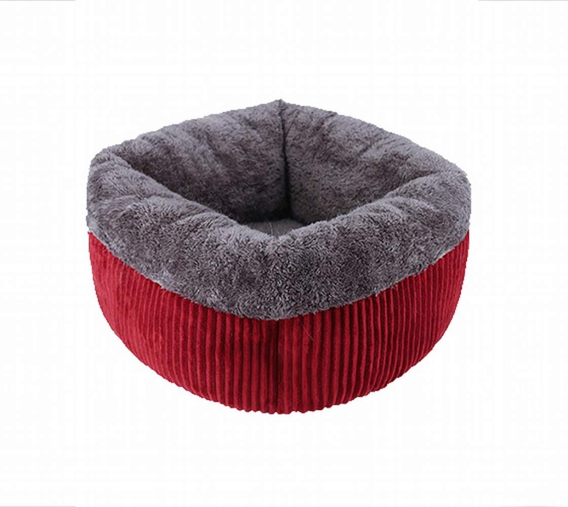 Maison pour chat haut de gamme lit épaissi semi-fermé design L