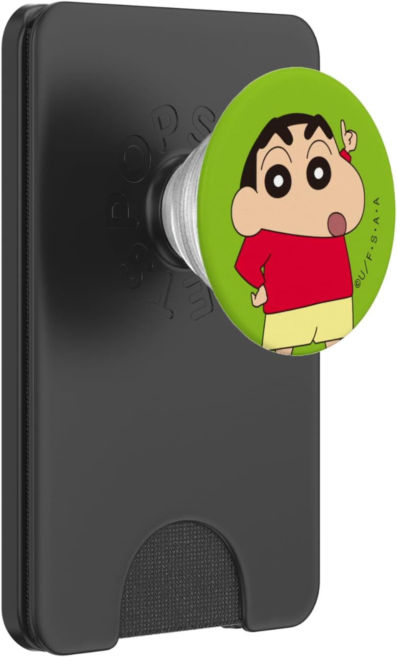 Crayon Shin-chan Shin-chan is a Popular Person PopSockets PopWallet for MagSafe