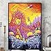 Fenghong Wand Kunst Dekor Poster Kunstwerke, Rick und Morty Season 3 Silk Poster Wandbild Malerei bunten Seidentuch Home Kunst
