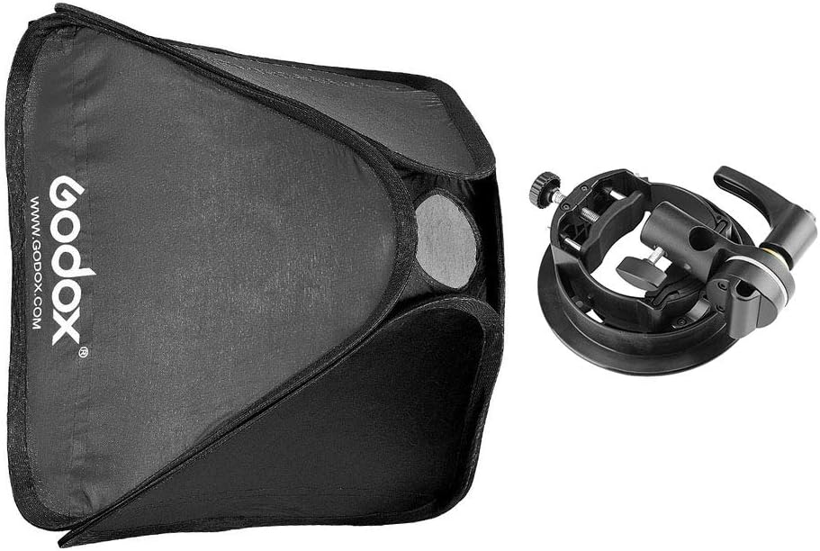 Up To 40% OFF Godox 60 60cm/24 24inch Flash Softbox Diffuser with Godox S2-Type Bracket Bowens Mount Carry Bag for Flash Speedlite Compatible with Godox AD200Pro/V1 series/TT350 series/V860Ⅱ series/AD400Pro Promo 40% OFF Godox 60 60cm/24 24inch Flash Softbox Diffuser with Godox S2-Type Bracket Bowens Mount Carry Bag for Flash Speedlite Compatible with Godox AD200Pro/V1 series/TT350 series/V860Ⅱ series/AD400Pro