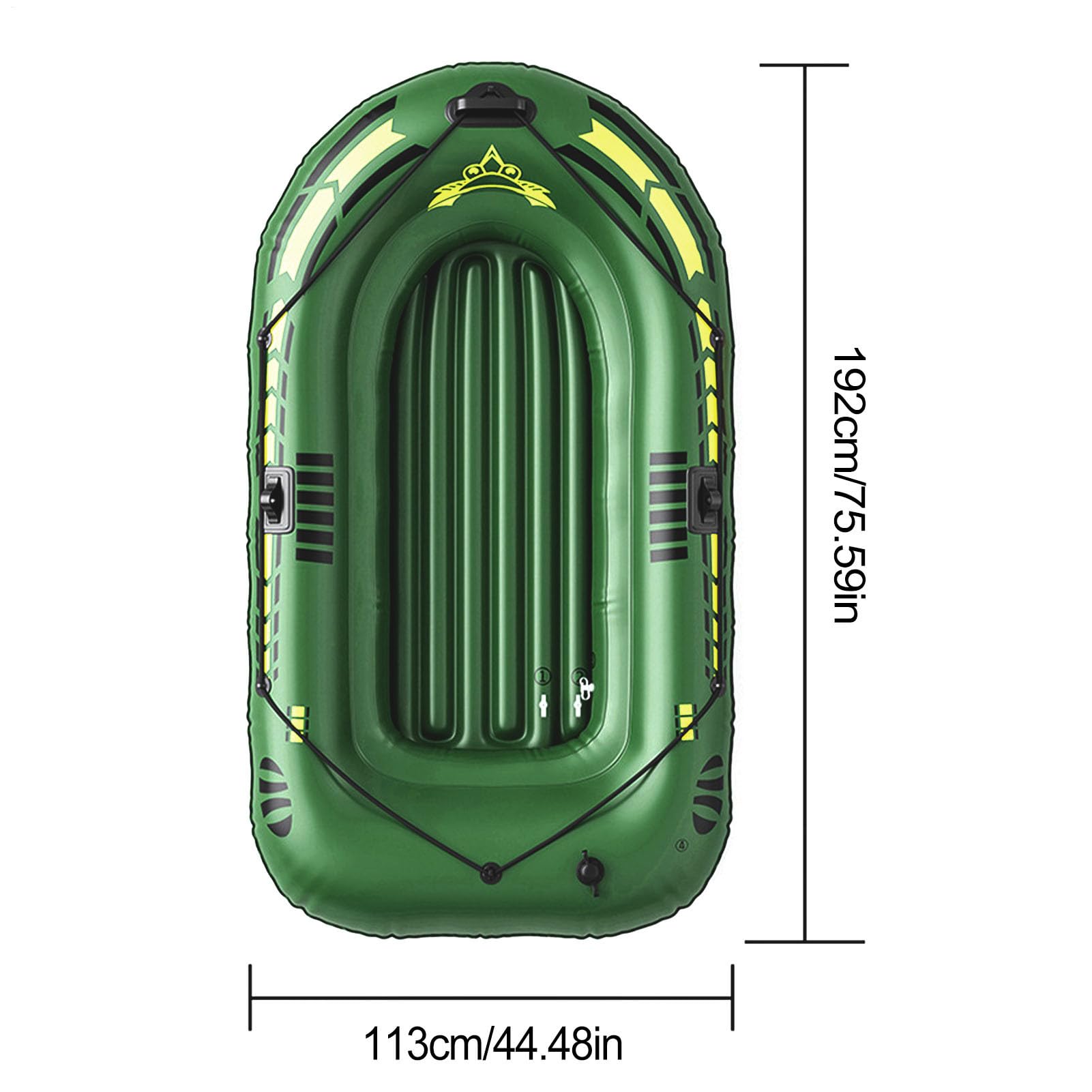 Kayak de Inflable para Adultos, Canoa Inflable para Deportes acuáticos | Inflable portátil con remos, Bomba para Lago, río, y Actividades de Ocio para Adultos