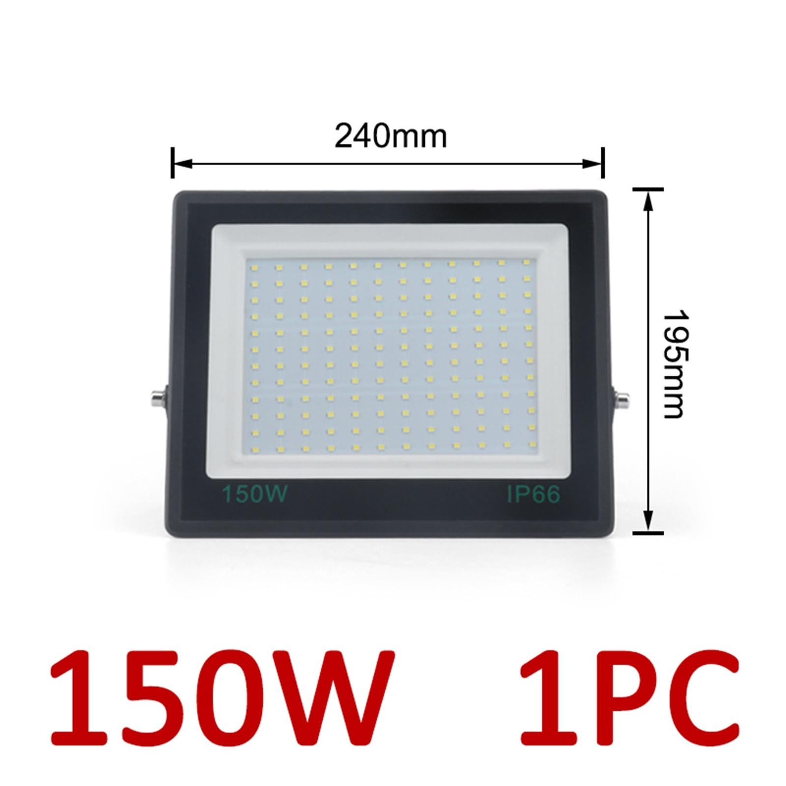Flutlicht für draußen, Außenbeleuchtung, 300 W LED-Flutlicht, Außenstrahler, Gehärtetes , Flutlichter, IP66, Wasserdichter LED-Projektor, 200 W, 150 W, 100 W, Wandleuchte , für Haustür, Hof, Straße(15
