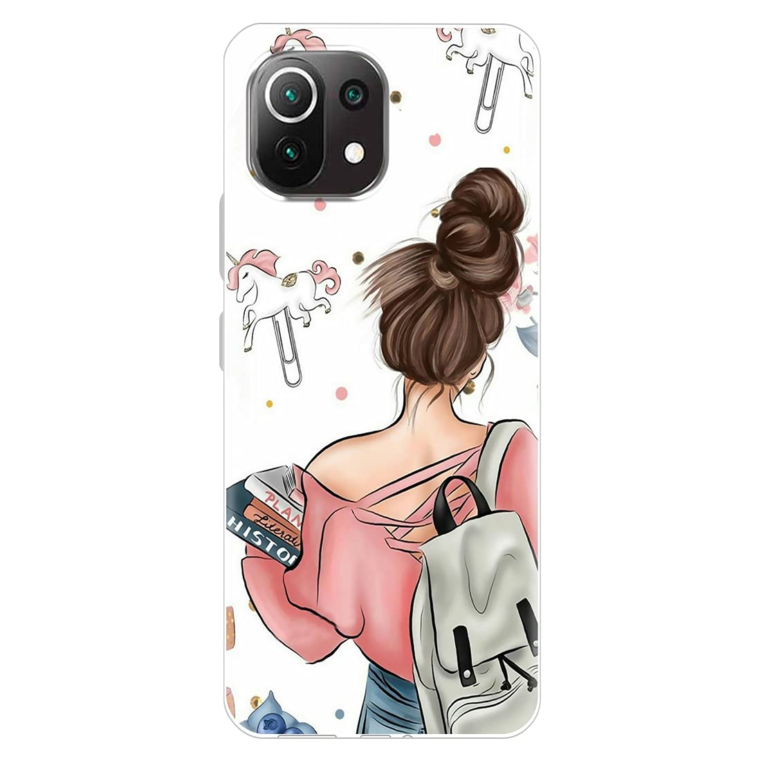Fashionury Back Cover for Xiaomi Mi 11 Lite 5G Designer | Printed|Transparent |Flexible| Silicon -D093 (B098DTFQ12) Amazon Price History, Amazon Price Tracker