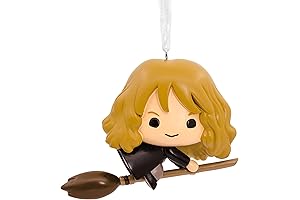 Hallmark Harry Potter Hermione Granger on Broomstick Christmas Tree Ornament