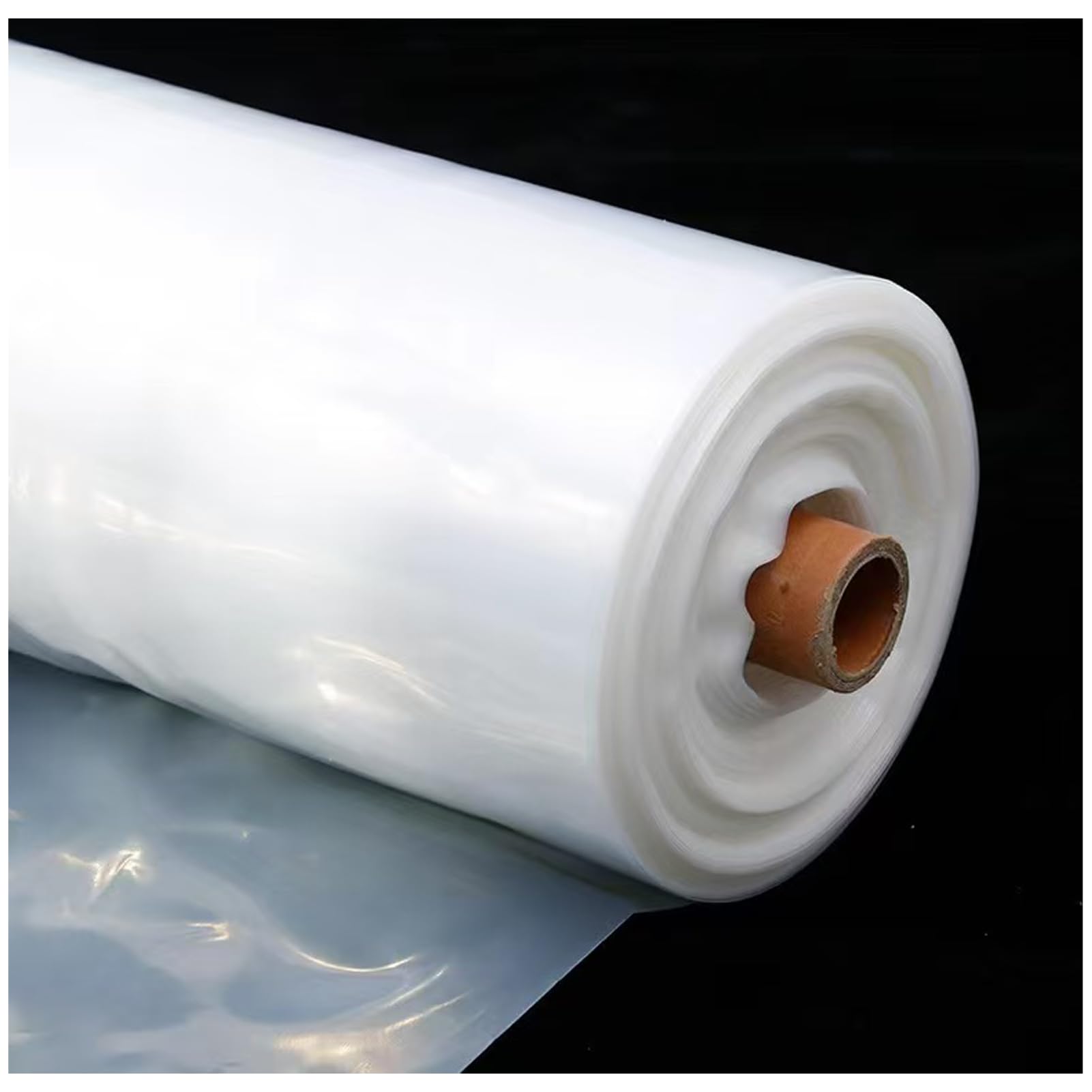 5m x 9m Polythene Plastic Sheeting, Thickened Garden Grow Polythene Cover Sheets for Gardening Insulation and Building Rubble Protection