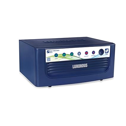 Luminous Eco Volt Neo 850 Sine Wave Inverter for Home, Office and Shops (Blue)