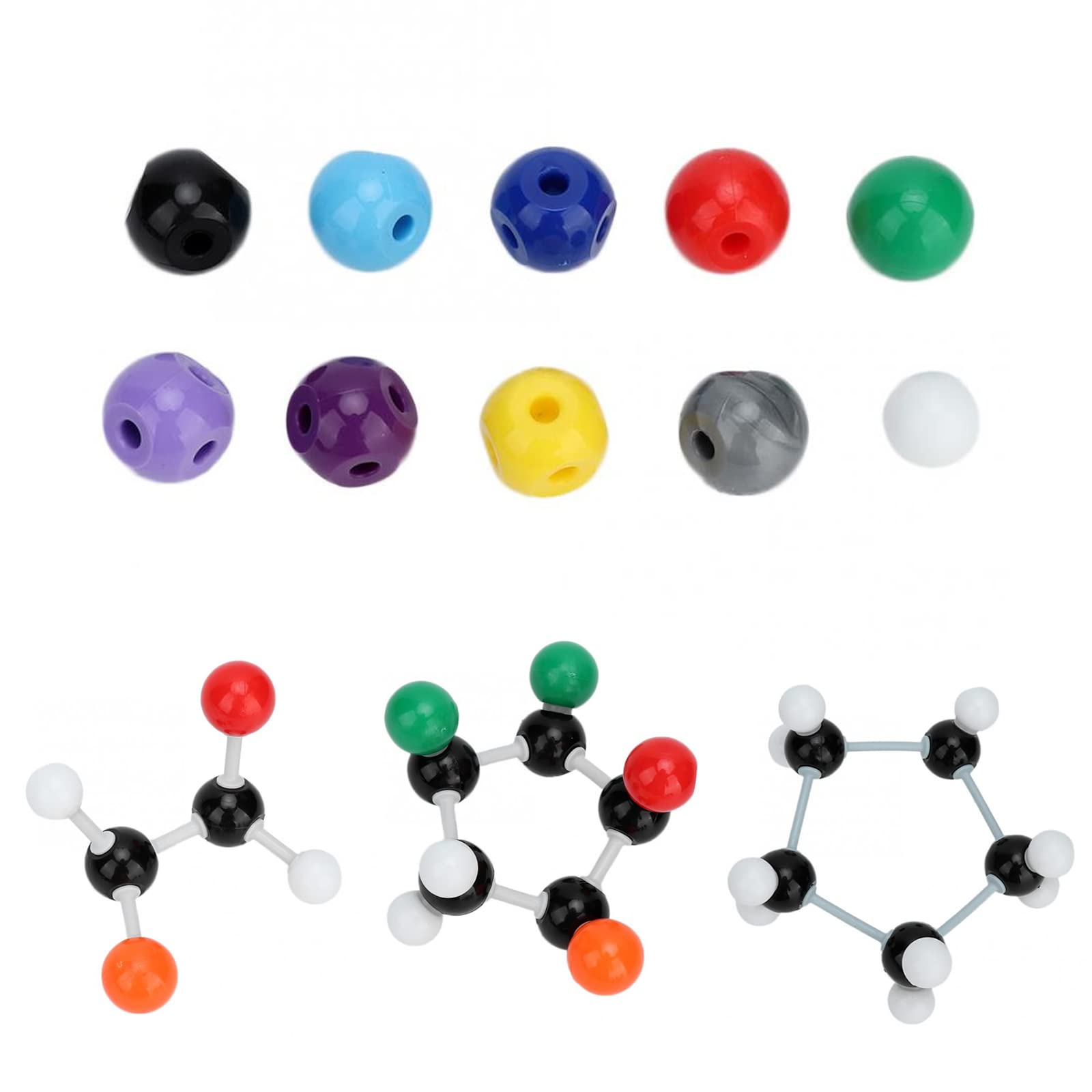 444 pezzi Modello Molecolare Per Chimica, Organica Chimica Atomica Modelli Molecolari, Inorganiche Atom Link Model, Set di Fullerene