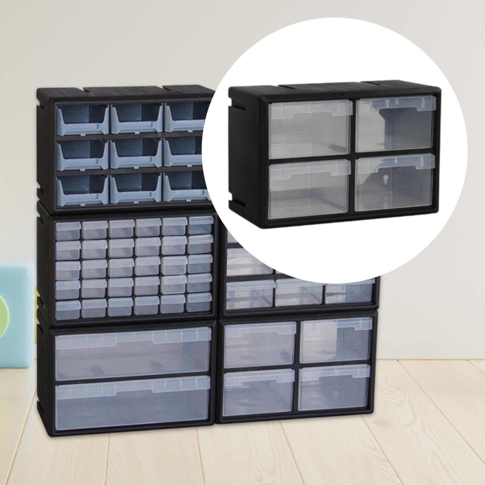 Caja de herramientas Organización de garaje Maquillaje Ferretería Diseñado para todas las herramientas organizadas Seguras Convenientemente accesibles Joyas Tornillos Tuercas Pernos Álbum