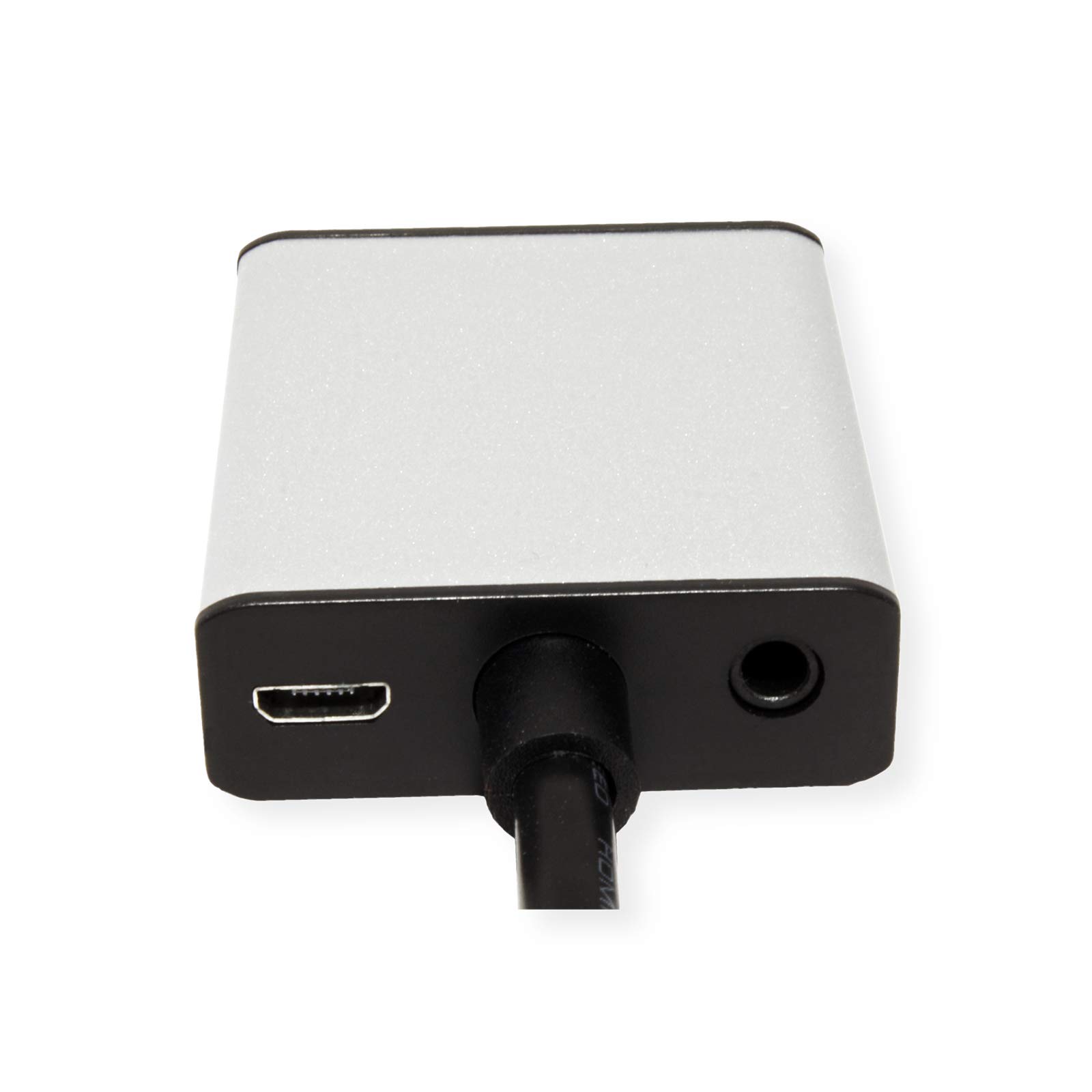 Value 12993119 Câble Adaptateur HDMI vers VGA et 3,5 mm Audio (stéréo) Argent