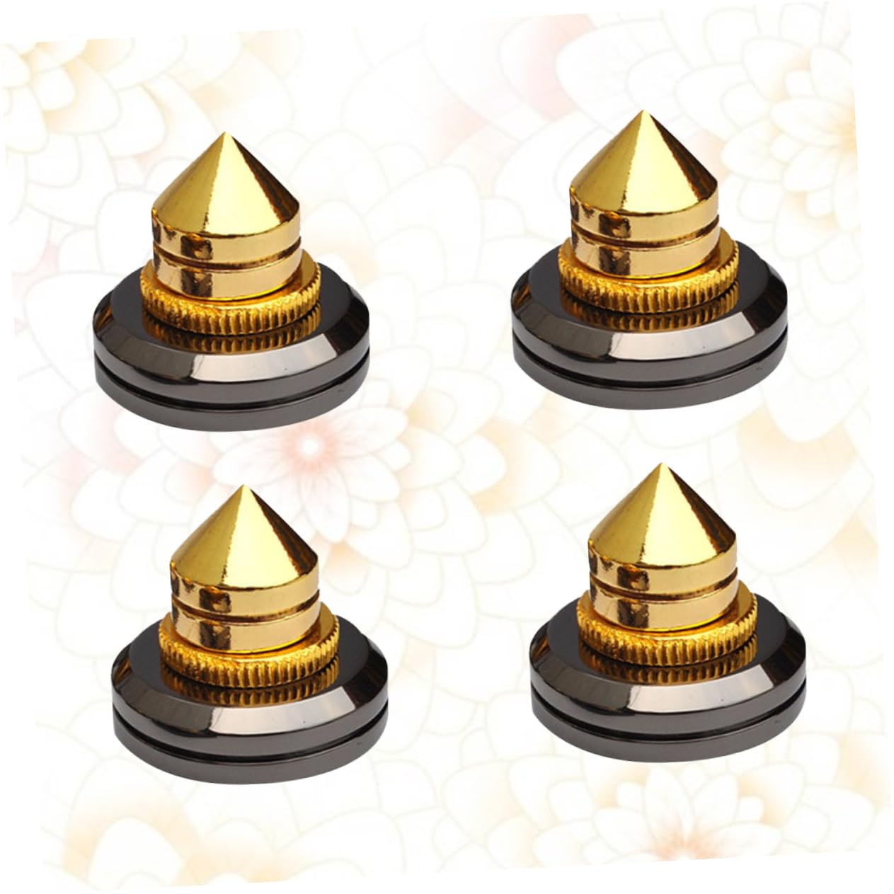 GAROZATION Loudspeaker Spike Pad Speaker Stand Feet Classic Design for Better Sound