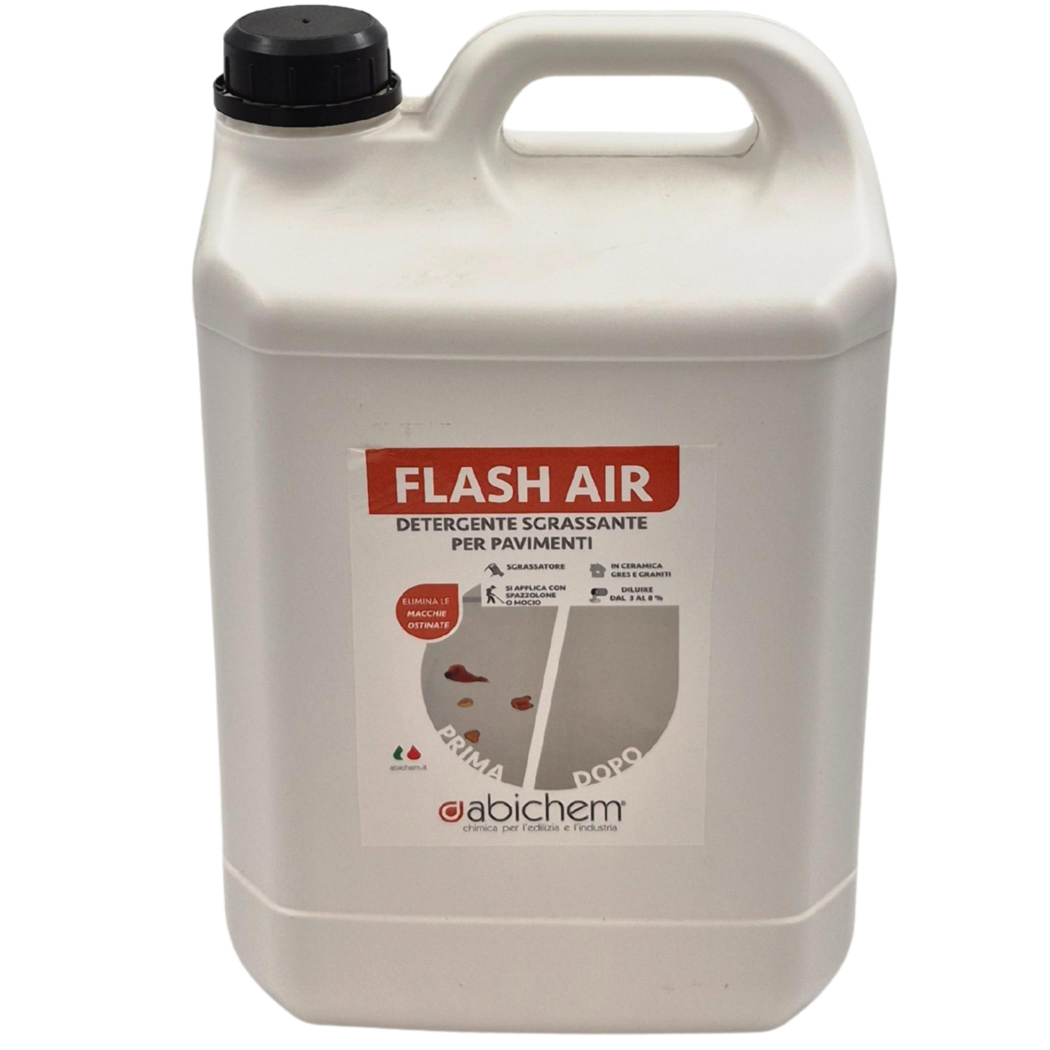 Abichem FLASH AIR – Detergente Sgrassante Concentrato per Pavimenti