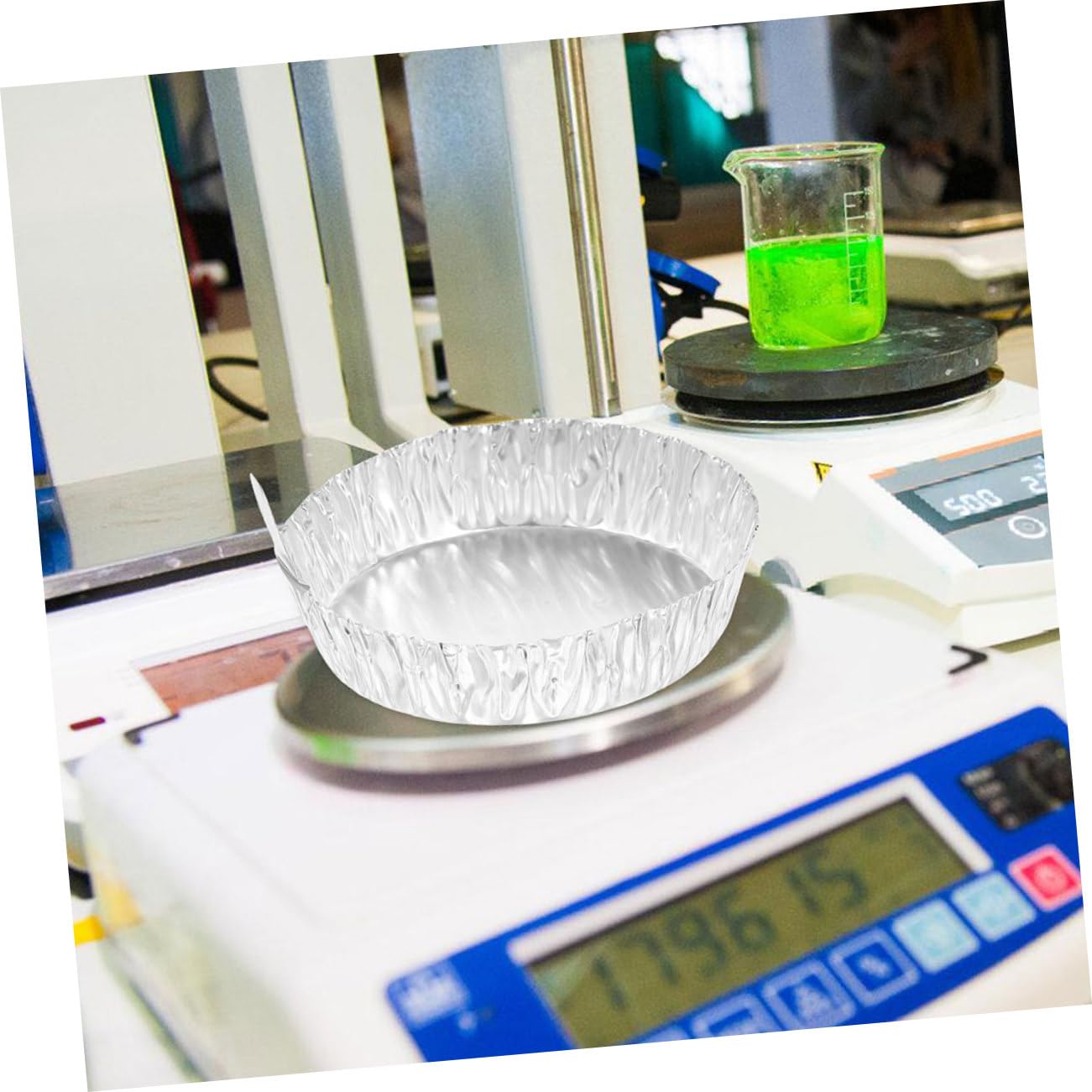 Laborwägeschalen Silber aus Aluminiumfolie 200 Stück 42ml