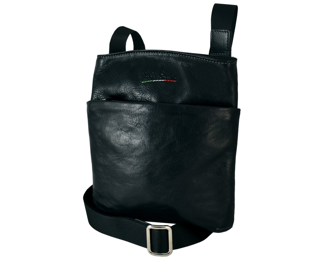 Giulio Barca Men's Shoulder Bag black black