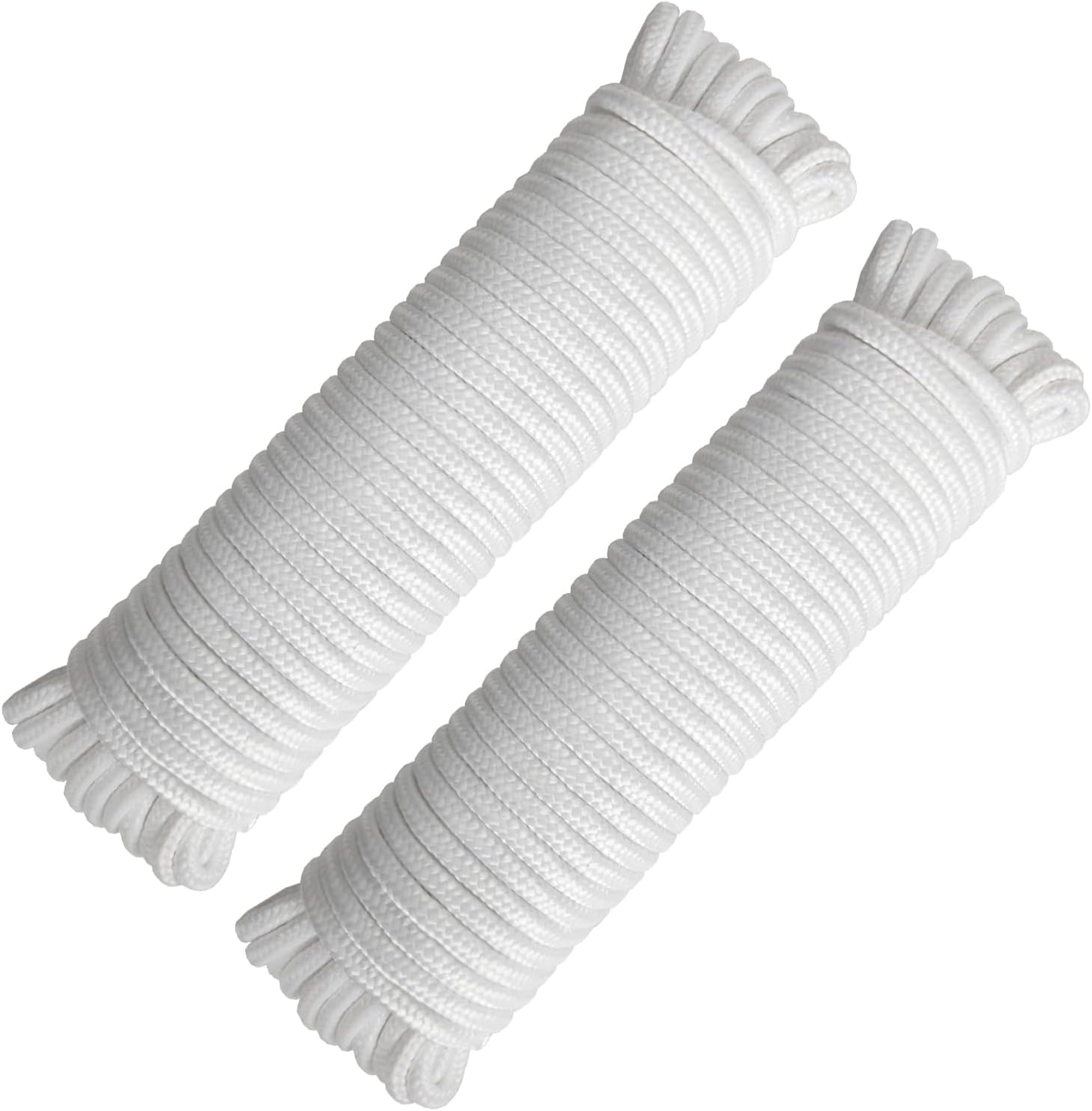 2 Pack Clothesline Ropes 3/16'' 50ft Clothes Line