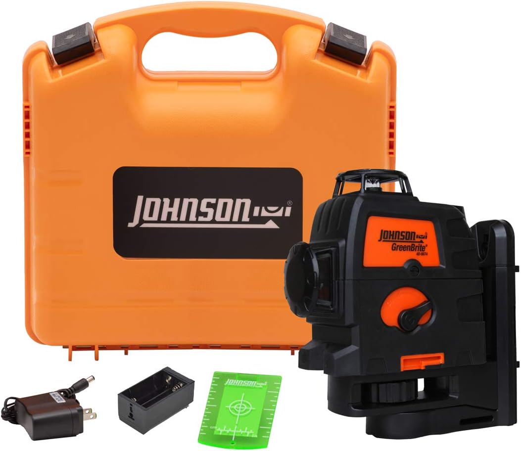 Johnson Level & Tool 406674 SelfLeveling 3 x 360° Laser with