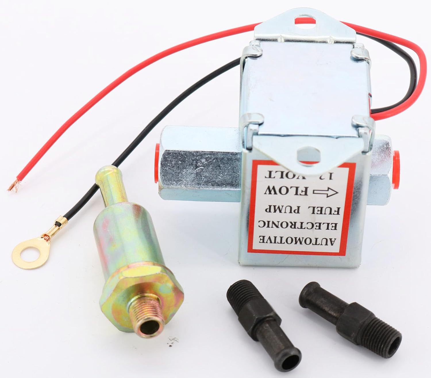 JEENDA Fuel Pump 3.5-5PSI 12V 149-2140 149-2150 1492140 1492150 for Onan Generator BGE BGEL F&G Model KV A-B 40189 40189N 149-2272 149-2145 41-7251 Thermo King Tripac APU RV RigMaster Truck 12V