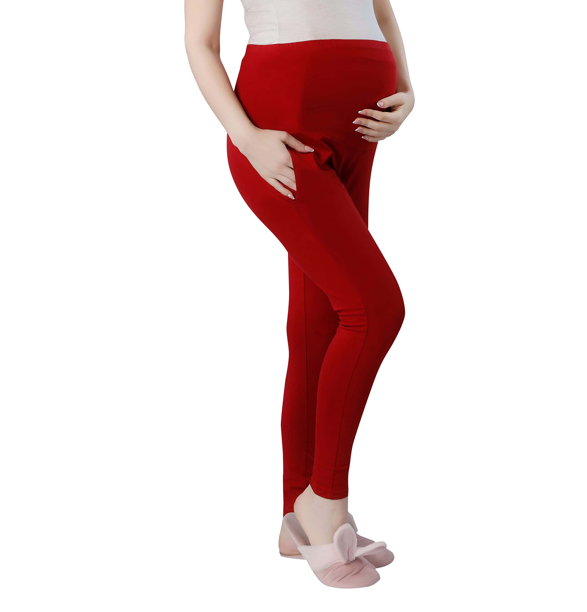 TRASA Women's Cotton Maternity Leggings - Size :- L, XL, 2XL,3XL-picture-23