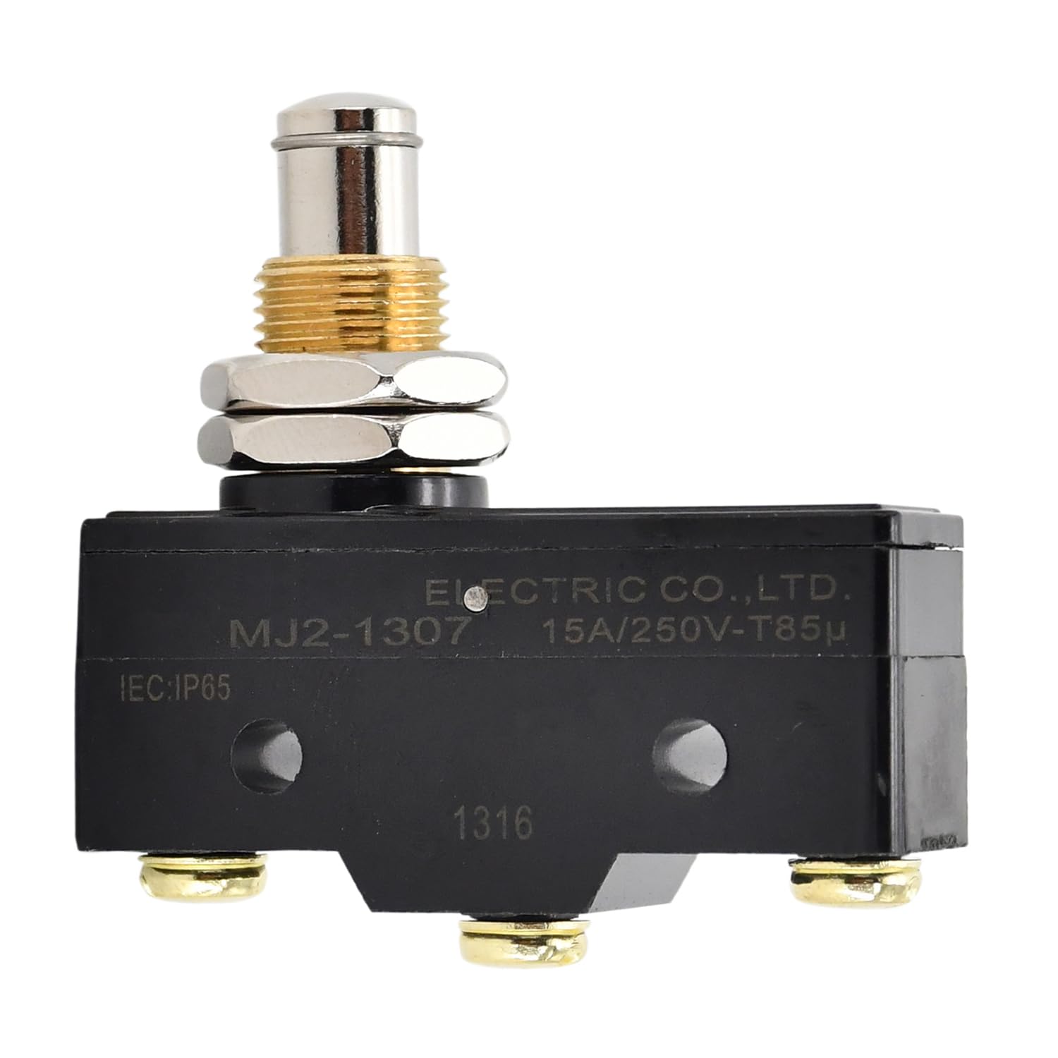 BZ-2RQ1-A2 Brake Light Micro Switch 1011439 MJ2-1307 Compatible with Club Car EZGO Golf Cart Brake Switch 12374G1 13141G1 Honeywell BE-2RQ1-A2 Gas or Electric Golf Cart 3 Terminal Plunger