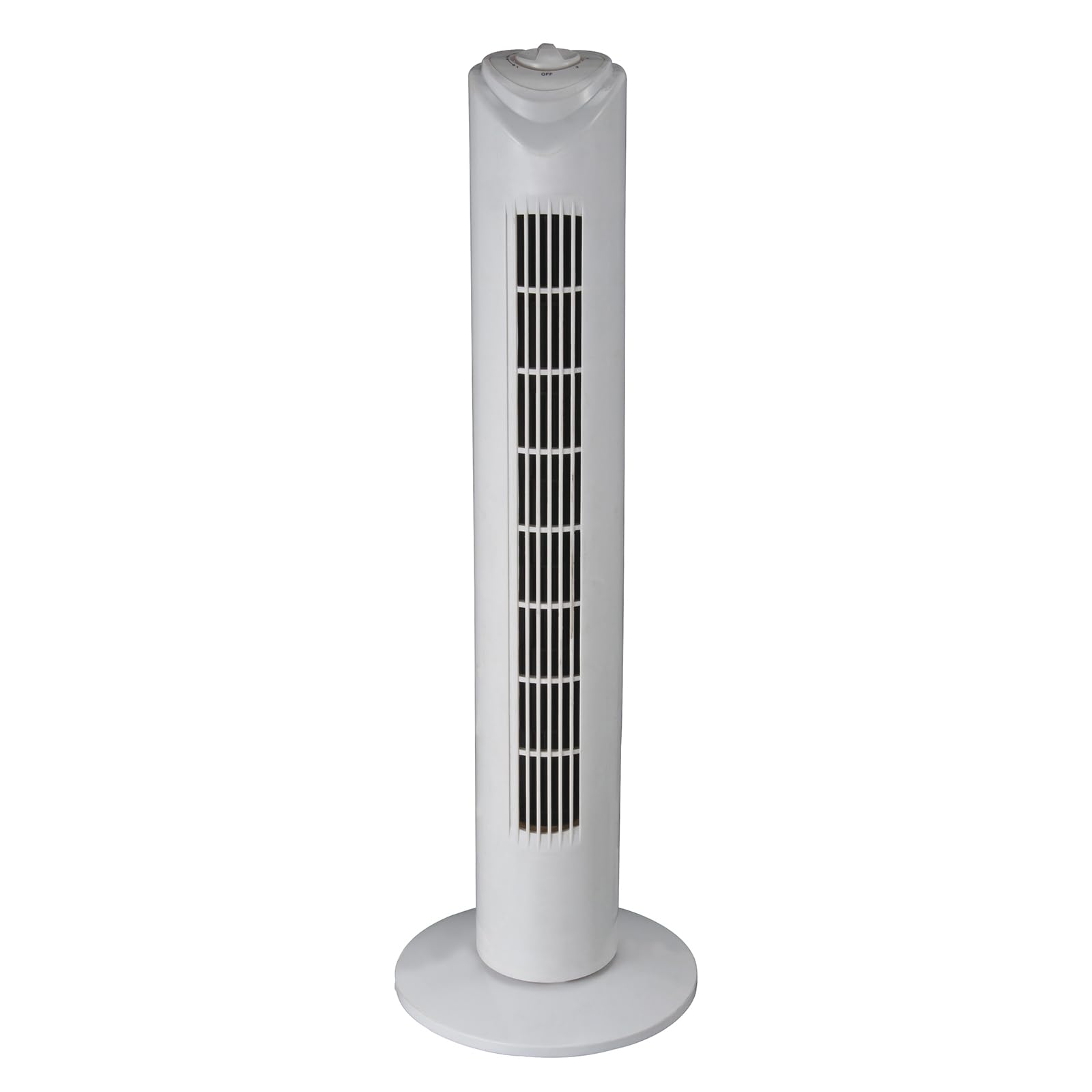 32 in. Oscillating Tower Fan in White
