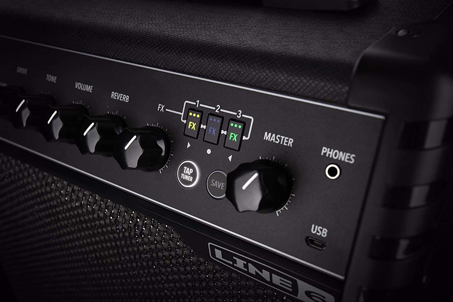 Yamaha Line 6 Spider V 20 MkII Amplificateur de Guitare Noir – Amplificateur 20 W avec Haut-Parleur 8 Pouces, 16 tonalités prédéfinies et 3 Effets simultanés
