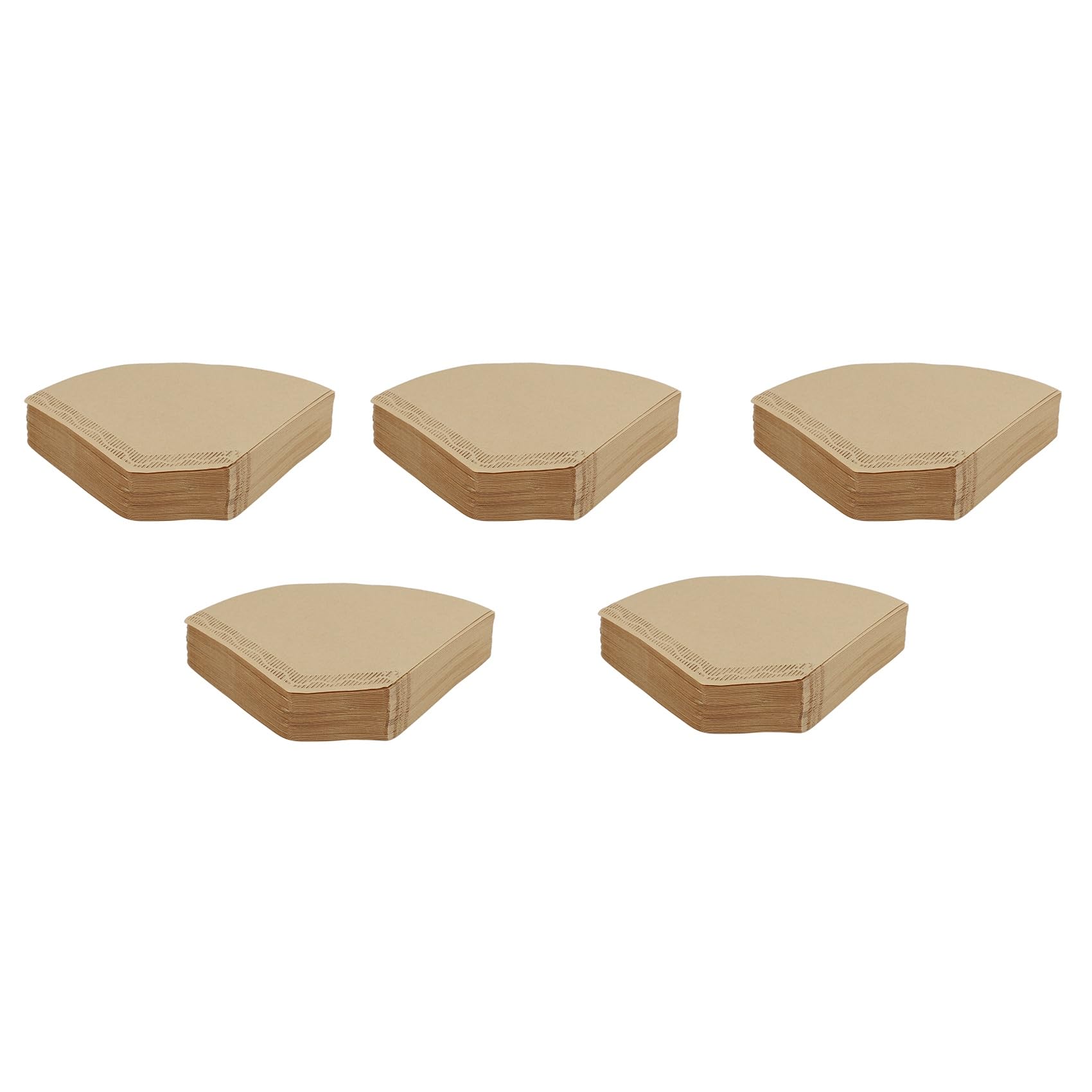 Hndhbfgrt 500 Pieces Eco-Friendly Unbleached Original Wooden Hand Drip Paper Coffee Brewer 102 Coffee Filter Bag Coffee Maker