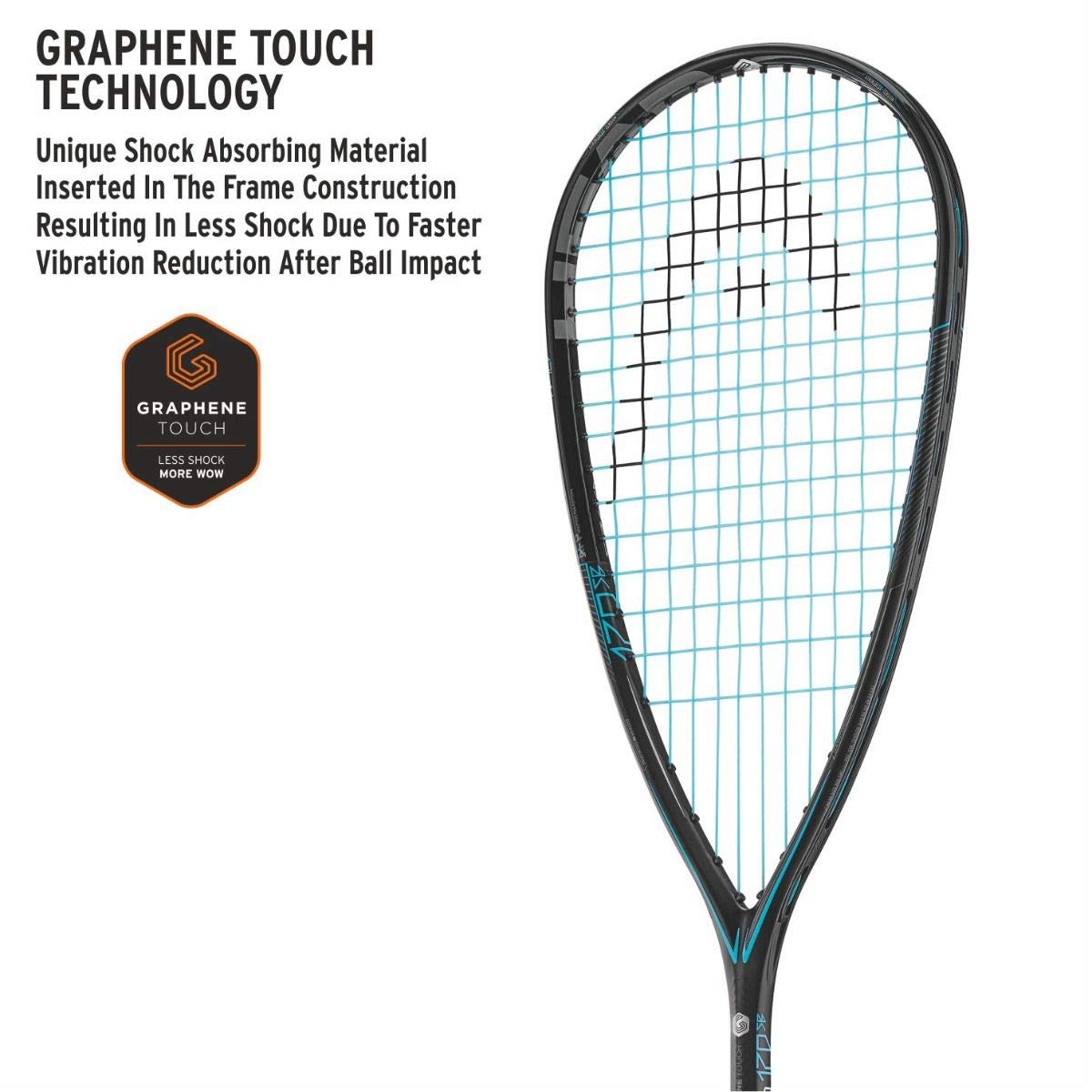 Buy HEAD Squash Racket Graphene Touch Speed 120 SB with Squash String