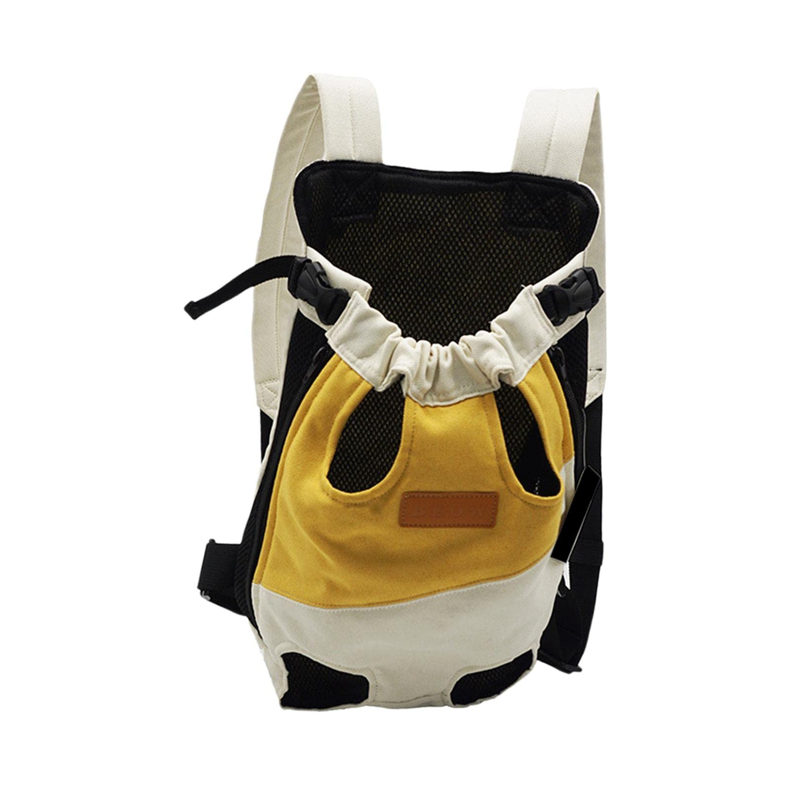 THE STYLE SUTRA® Pet Cat Carrier Backpack Chest Bag with Shoulder Strap Adjustable for Hiking S White Yellow | 1 Pet Carrier Backpack (B0DCD53MDG) Amazon Price History, Amazon Price Tracker