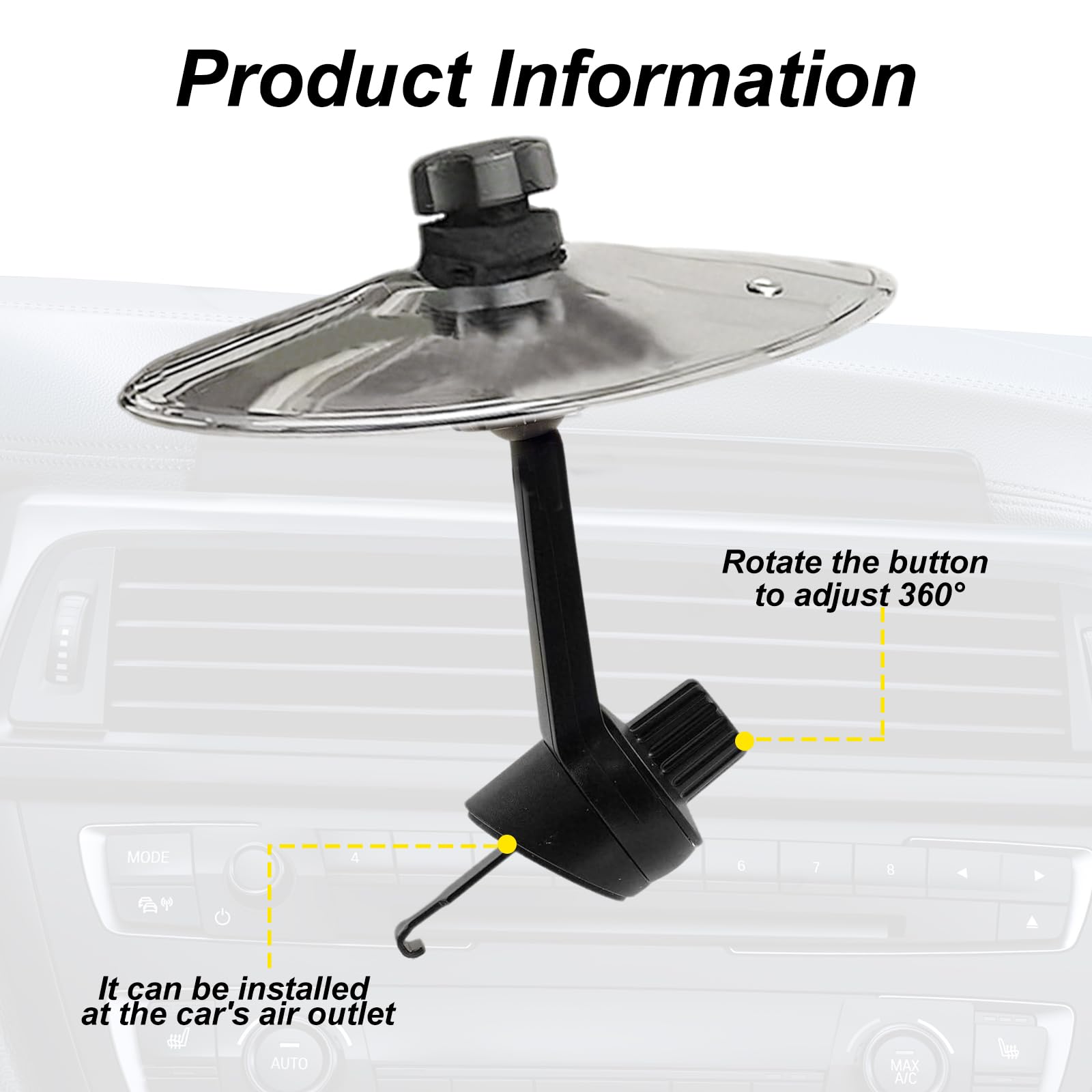 Satiskid 2 Pack Car Crash Cymbal Air Vents, Twin Crisp Metallic Percussion - Image 4