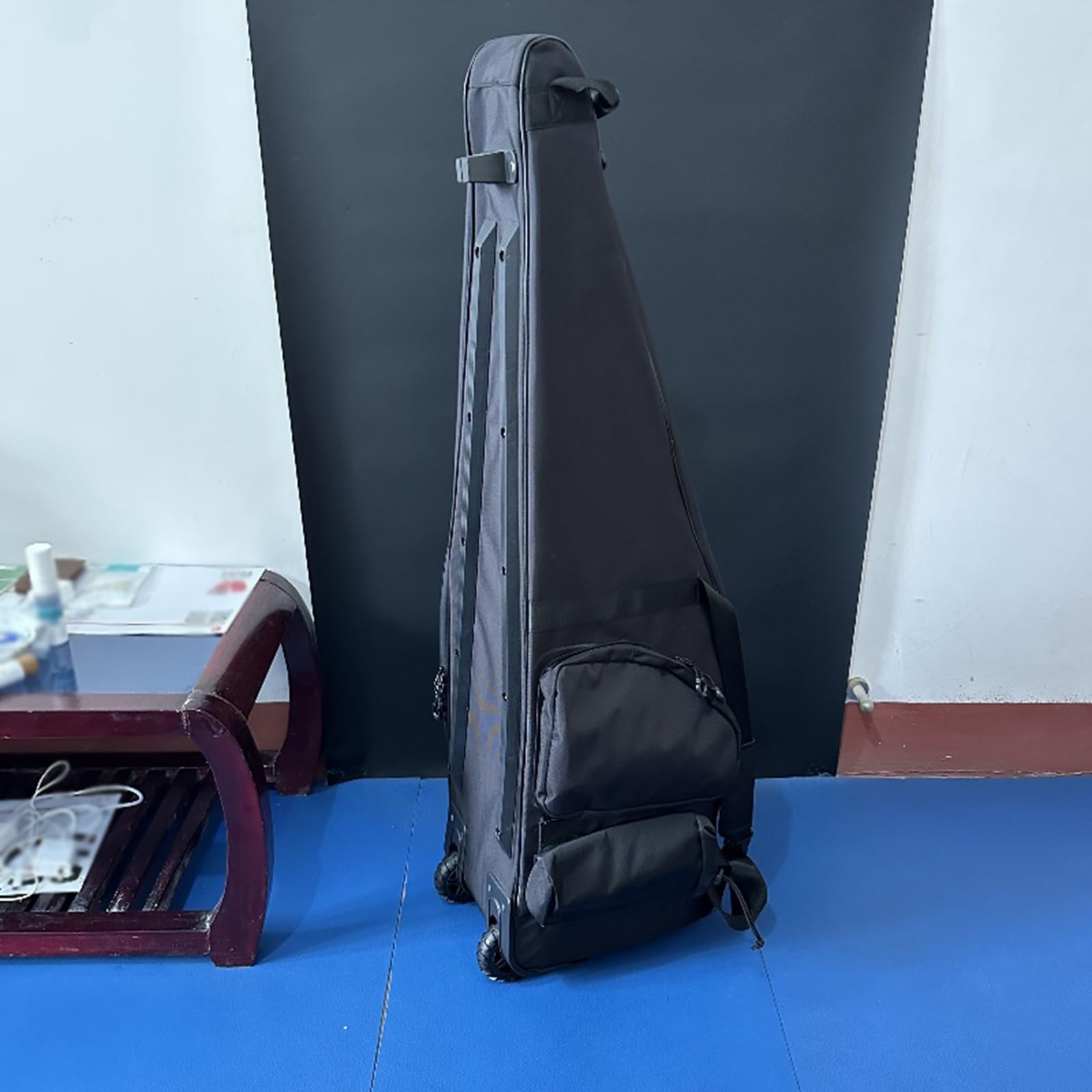 Mochila Portátil para Esgrima, Bolsa de Ruedas de Esgrima, Cremallera de Doble Sentido, Ideal para Entrenamiento de Florete, Espada y Sable
