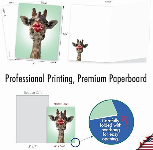 Miniatura 6 de The Best Card Company Juego surtido de tarjetas de felicitación en blanco, incluye 20 tarjetas + sobres, 10 diseños únicos, perfecto para