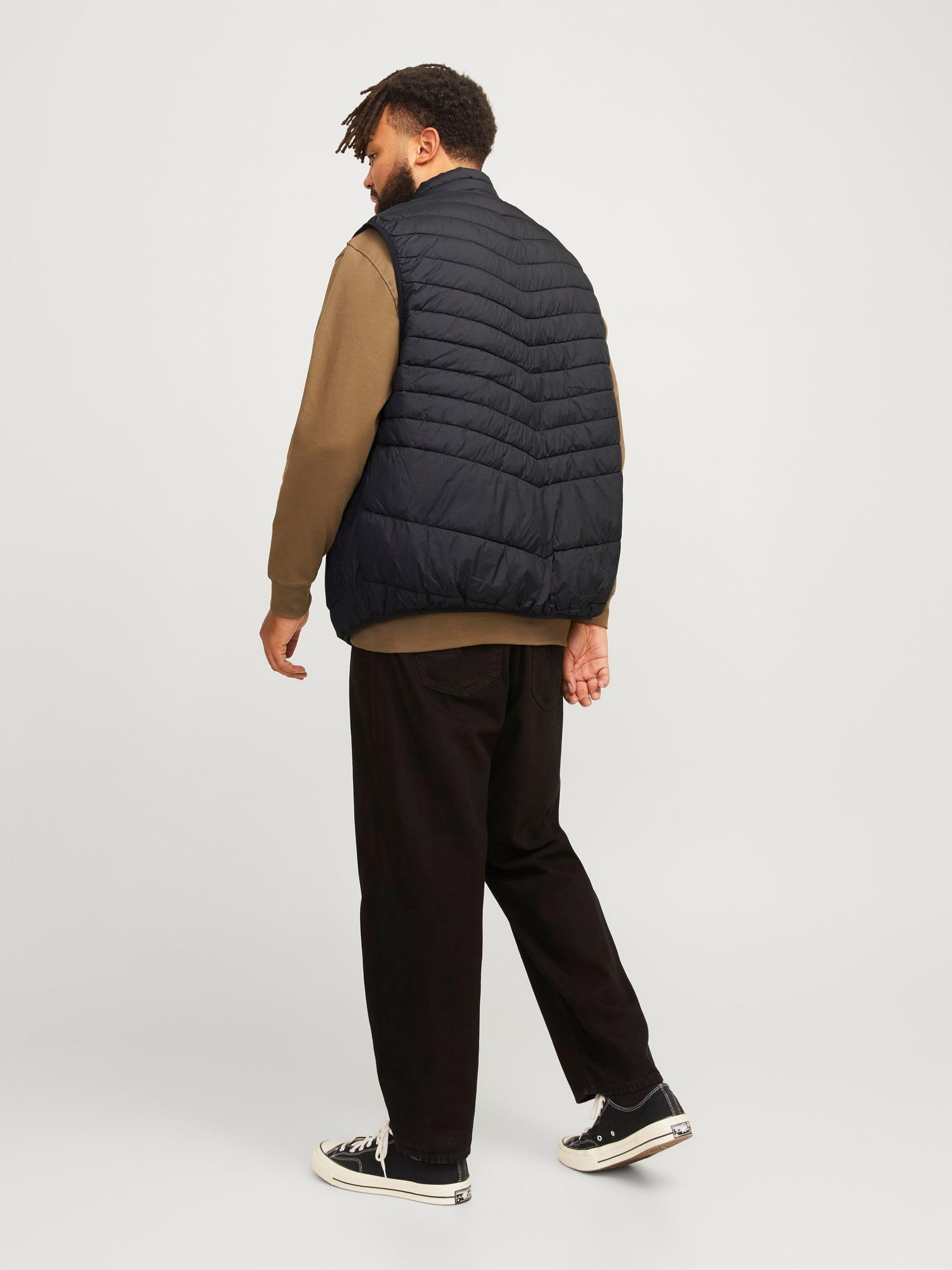 JACK&JONES PLUS Jjestate Packable BW Collar Pls Chaleco Acolchado para Hombre