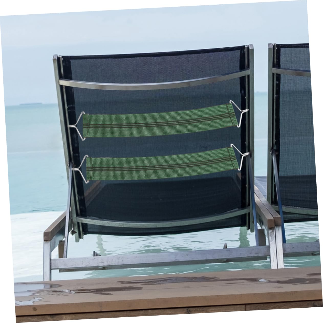 MERRYHAPY 3pezzi Cinghie Rinforzate Sostituzione Poltrona Lounge Verde Accessori Riparazione Facili Da Installare Per Sedie Da Balcone e Patio Fasce Elastiche Anti-rottura Per Prolungare Dur