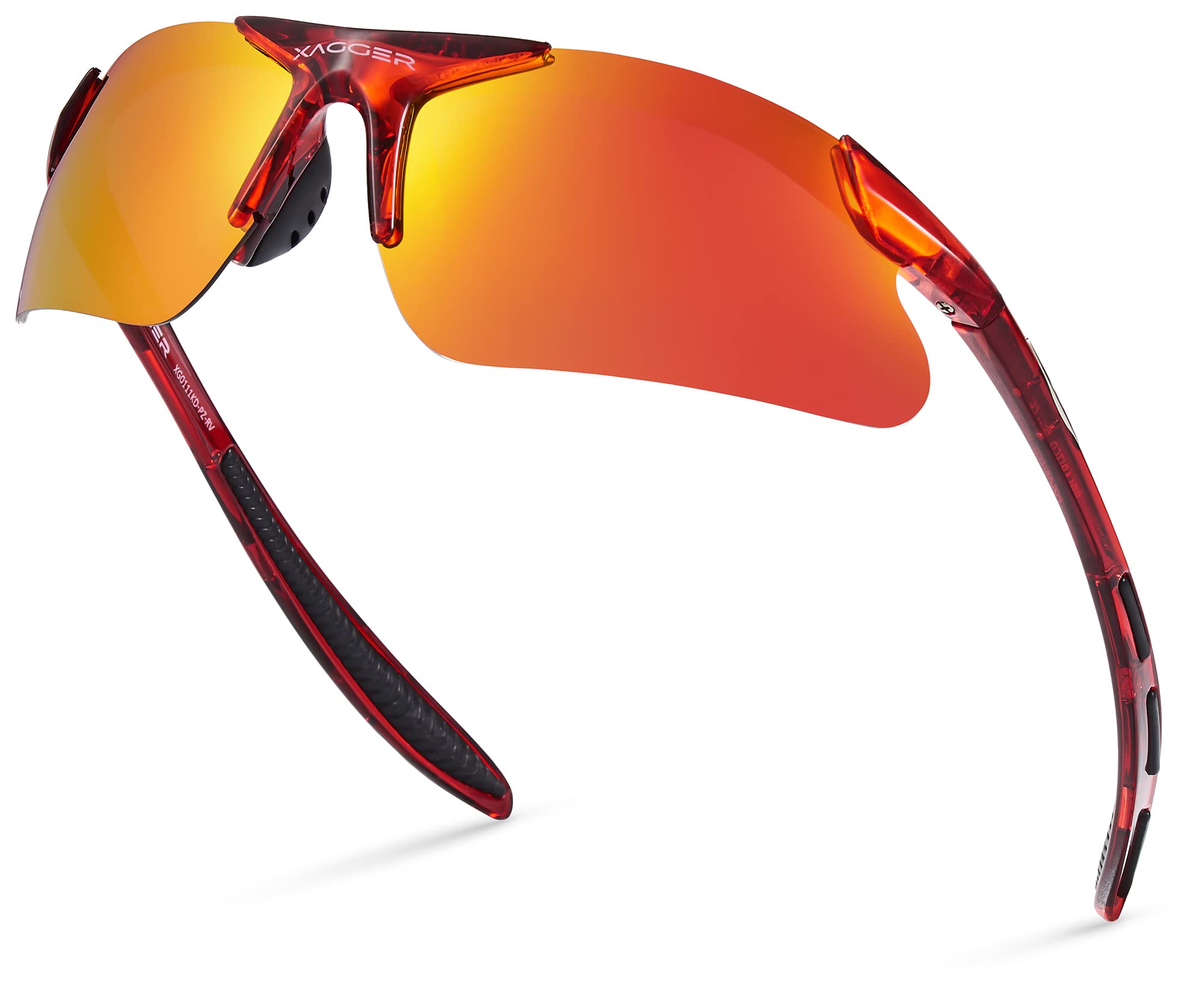Polarisierte Sport-Sonnenbrille für Kinder und Jugendliche, TR90-Rahmen
