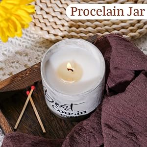 Cousin Gifts for Women Best Cousin Ever Candle Cousin Birthday Gifts for New Cousin Best Cousin Gifts, Christmas, Thanksgiving, Valentines Day, Mother's Day Gifts for Cousins Female Male Cousin Gifts for Women Best Cousin Ever Candle Cousin Birthday Gifts for New Cousin Best Cousin Gifts Christmas Thanksgiving Valentines Day Mothers Day Gifts for Cousins Female Male