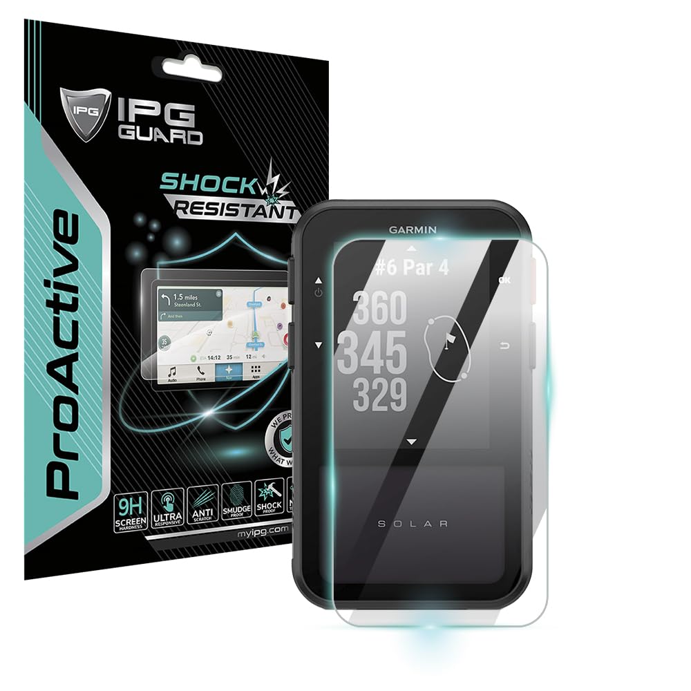 ProActive Made for Garmin Approach G20 Solar 9H Hardness Screen Protector Nano Ceramic Film for App20Solar.Pro
