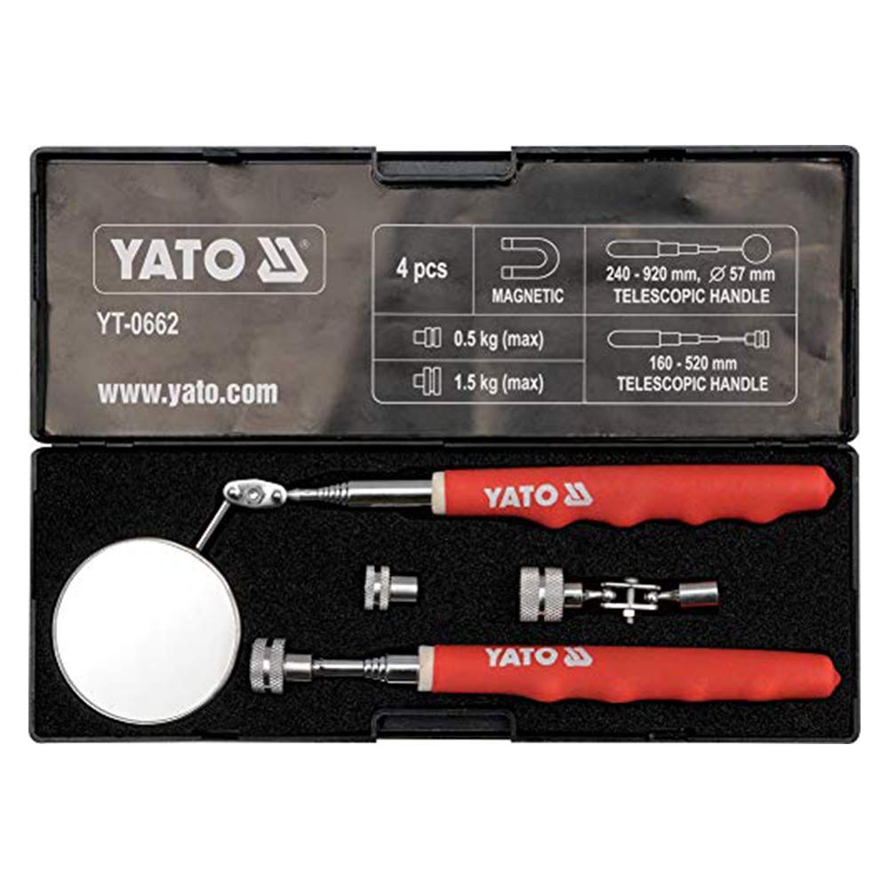 Yato YT-0662 Telescopic Pick Up And Wirror Set|Telescopic Handle