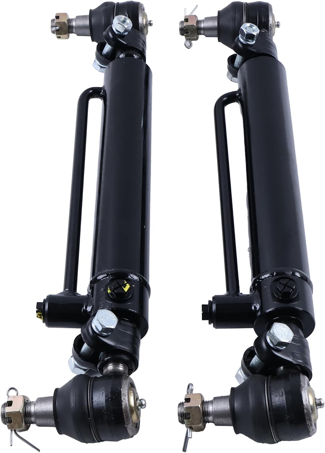 FridayParts 2PCS Replacement Power Steering Cylinders 234449A1 D92099 D147756 Compatible for Case 580G 580E 580SE 584E 585E 586E 480F 480E